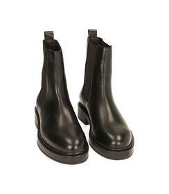 Chelsea boots neri in pelle, tacco 3,5 cm, Valerio 1966, 20B8T3501PENERO035, 002 preview
