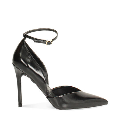 Open shank nere lucide con tacco da 10,7 cm, Valerio 1966, 2621T1931EUNERO035, 001