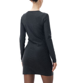 Vestito nero con strass, Valerio 1966, 24C9T3705TSNEROI, 002 preview
