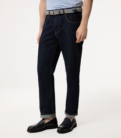 Jeans con orlo risvoltato, Valerio 1966, 27J3T0576TSJEAN42, 002
