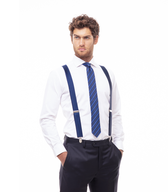 sito autorizzato moda qualità autentica Bretelle blu elastiche uomo | Valerio 1966 sito autorizzato moda qualità autentica Bretelle blu elastiche uomo | Valerio 1966