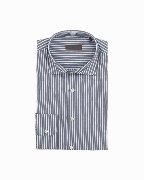 Camicia blu in cotone, BLUE
