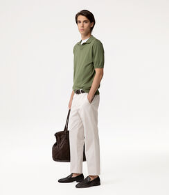 Pantalone panna con dettagli classici, Valerio 1966, 2787T4200TSPANN48, 004 preview