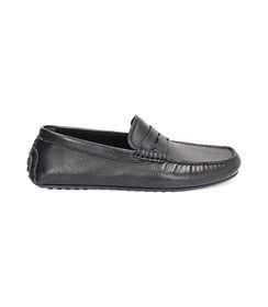 Mocassino da uomo in pelle blu casual, Valerio 1966, 2514T8750PEBLUN040, 001 preview