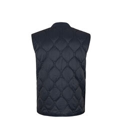 Gilet blu con motivo trapuntato, Valerio 1966, 27J3T2880TSBLUEI, 002 preview