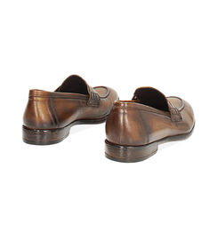 Mocassini da uomo cognac in pelle, Valerio 1966, 2553T0051PECOGN039, 004 preview
