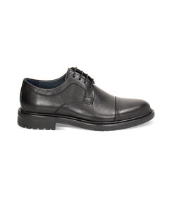 Stringate in pelle nere, casual, Valerio 1966, 24U6T4005PENERO040, 001 preview