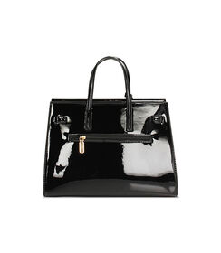 Borsa a mano nera in vernice, Valerio 1966, 2657T1833VENEROUNI, 003 preview