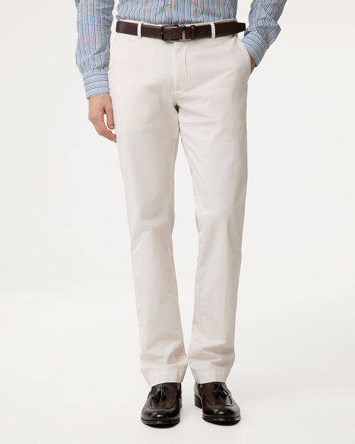 Pantaloni panna fit classico, CREAM