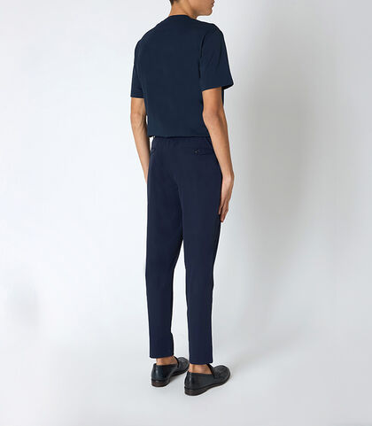 Pantalone da uomo slim blu, Valerio 1966, 25R1T0004TSBLUN42, 002