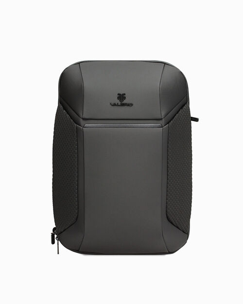 Zaino nero in tessuto da uomo, BLACK