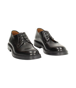 MAN SHOES OXFORD LEATHER NERO, Valerio 1966, 2453T1145PENERO039, 002 preview