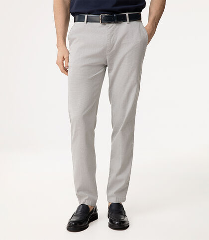 Pantalone panna con fit slim, Valerio 1966, 27N9T6056TSPANN42, 002