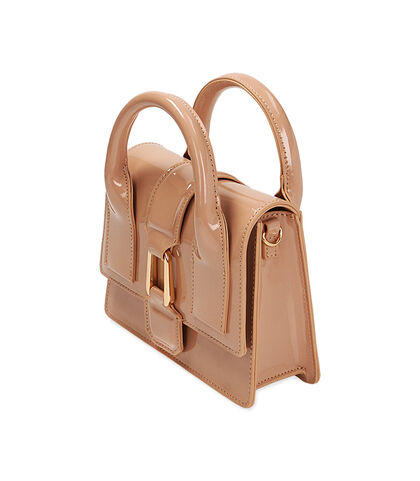 Mini bag nude in vernice, Nuova Collezione, 2151T4537VENUDEUNI, 002