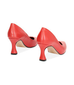 Décolleté rosso, tacco 7 cm, Valerio 1966, 24M8T3354EPROSS035, 003 preview