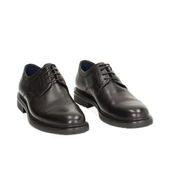 Stringate in pelle nere, casual, Valerio 1966, 24U6T4005PENERO040, 002 preview