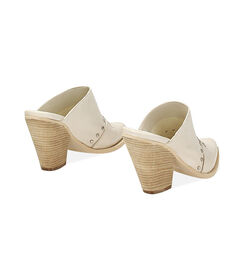 Sabot texano da donna in pelle panna, Valerio 1966, 23L6T5007PEPANN035, 003 preview