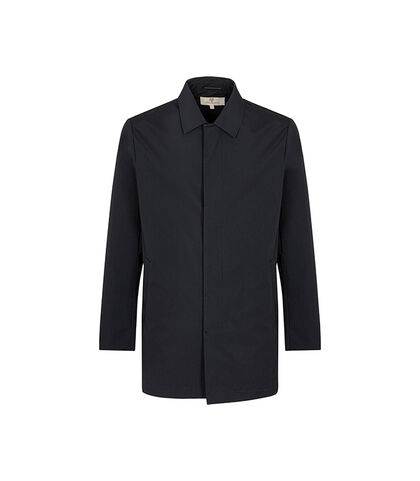 Trench blu con chiusura a patta, Valerio 1966, 27J3T8625TSBLUEI, 001