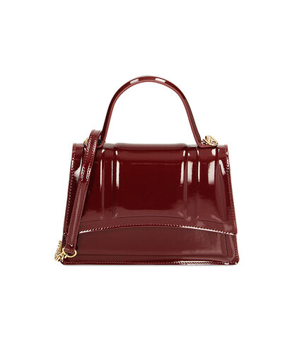 Mini-bag a mano bordeaux in vernice, Valerio 1966, 2251T4983VEBORDUNI, 001