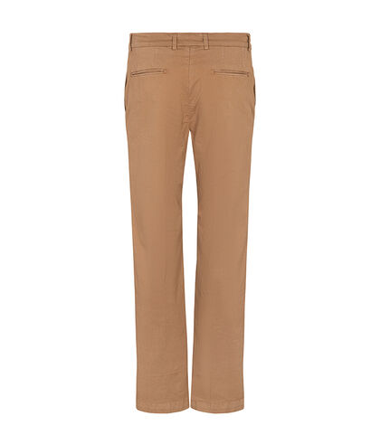 Pantaloni chino nocciola fit slim, Valerio 1966, 2787T4200TSNOCC42, 002