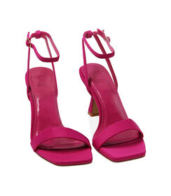 Sandali fucsia in tessuto, tacco 7,5 cm, Valerio 1966, 2121T4815LYFUCS036, 002 preview