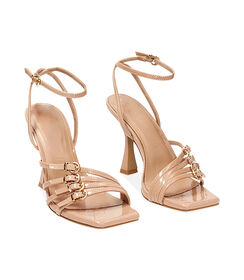 Sandali nude con fibbie in vernice, Valerio 1966, 2321T4910VENUDE035, 002 preview