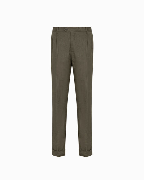 Completo pantalone militare in lino, ARMY