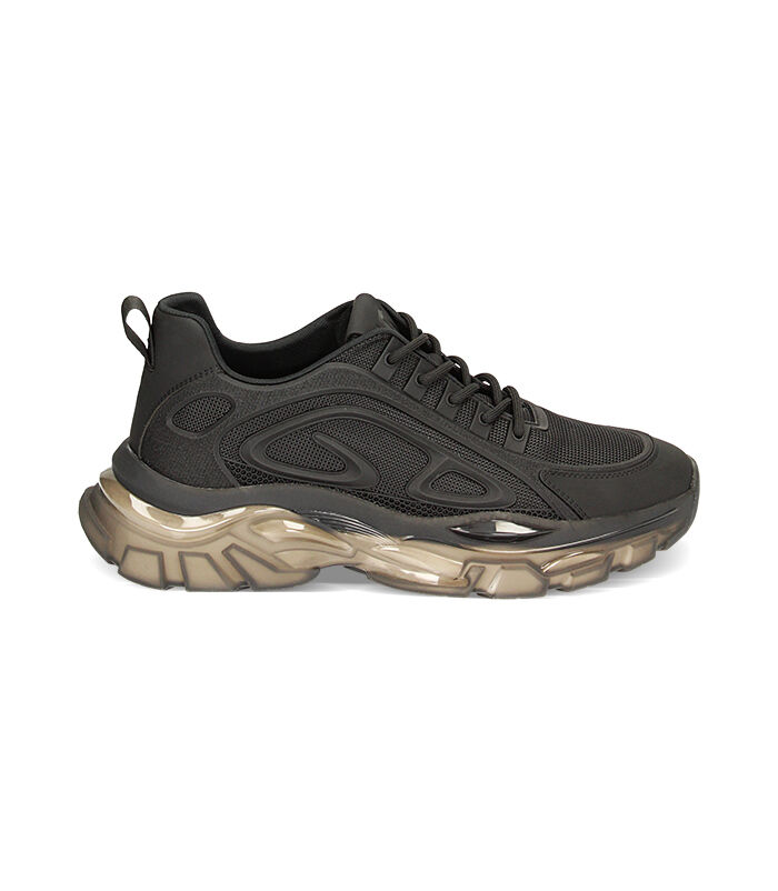 Sneakers Y2k nere in tessuto, Valerio 1966, 23U6T2032TSNERO041