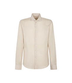 Camicia beige in lino con colletto classico, Valerio 1966, 27Z3T2302LNBEIG38, 001 preview