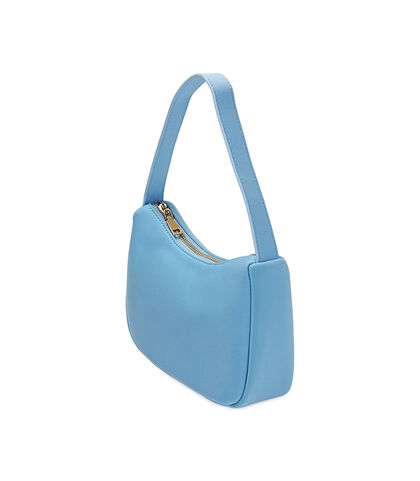 Mini bag celeste in tessuto, Nuova Collezione, 2151T2480LYCELEUNI, 002