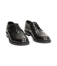 CALZATURA UOMO ALLACCIATO PELLE NERO, Valerio 1966, 24N4T6506PENERO039, 002 preview