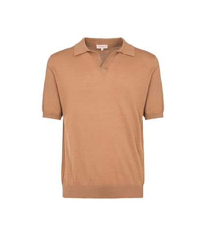 Maglia camel per un'estate di stile, Valerio 1966, 27U4T4757COCAMEI, 001
