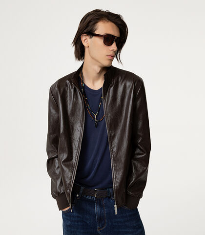 Giubbino testa di moro con zip centrale, Valerio 1966, 2785T6300EPMOROI, 002