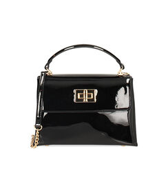 Mini bag in vernice nera, Valerio 1966, 2451T4491VENEROUNI, 001 preview