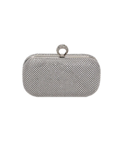 Clutch ovale argento, Nuova Collezione, 2151T2461LMARGEUNI, 001