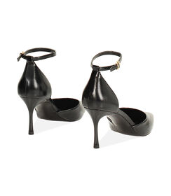 Open shank nere lucide con tacco da 7,5 cm, Valerio 1966, 2621T8010EUNERO036, 003 preview