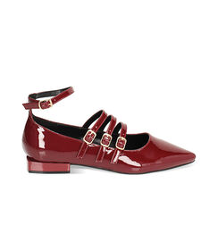 Ballerine cherry con fibbie, Valerio 1966, 2449T4613VECHER037, 001 preview