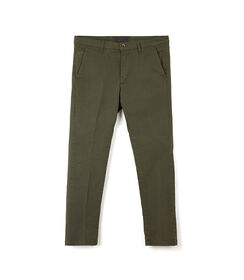 Pantaloni chino da uomo verde militare, Valerio 1966, 26N9T1993TSMILI46, 004 preview