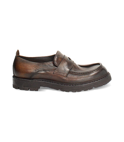 Mocassini in vera pelle cognac, Valerio 1966, 2653T1043PECOGN039, 001
