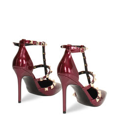 Decolleté cherry in vernice perlata con tacco 10,7 cm, Valerio 1966, 2621T2023SECHER036, 003 preview