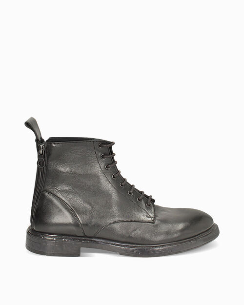 Polacchino uomo in pelle nero, BLACK