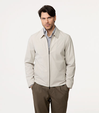 Giubbino taupe con chiusura a zip, Valerio 1966, 2785T8624TSTAUPI, 002