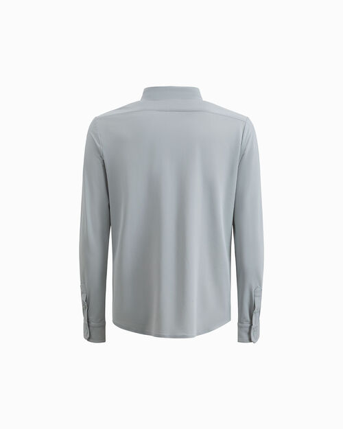 Polo a manica lunga celeste, LT BLUE