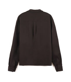 Camicia over da uomo in cotone testa di moro, Valerio 1966, 26Z3T0226COMOROI, 004 preview