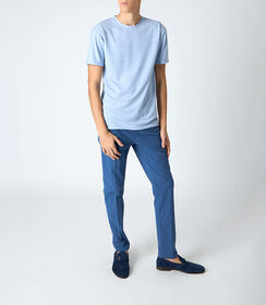 Pantalone da uomo basic blu, Valerio 1966, 25N8T5017COBLUE42, 001 preview