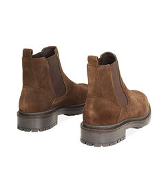 Beatles da uomo in camoscio color testa di moro, Valerio 1966, 26N4T4201CMMORO040, 004 preview