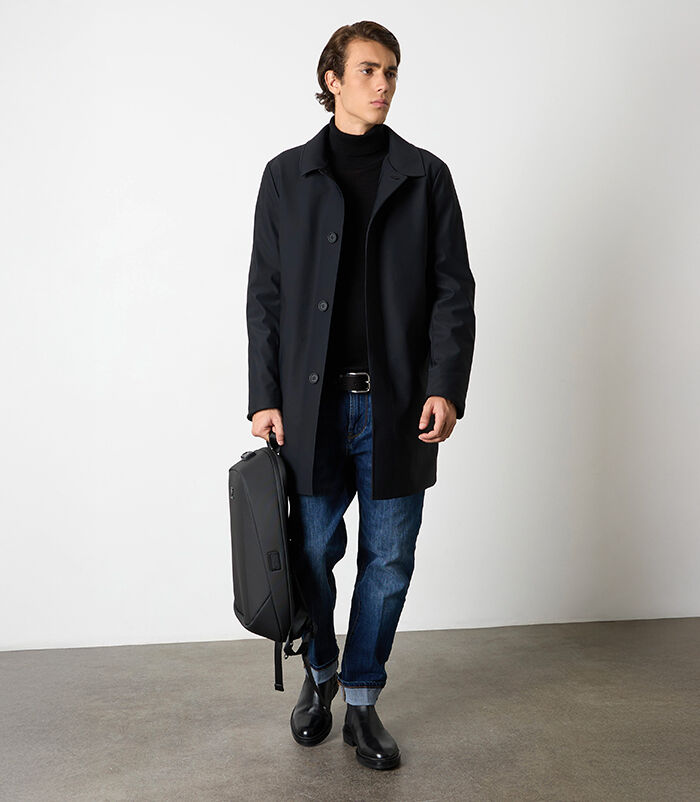 Impermeabile nero da uomo, Valerio 1966, 2685T2517TSNEROI