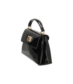Mini bag in vernice nera, Valerio 1966, 2451T4491VENEROUNI, 002 preview
