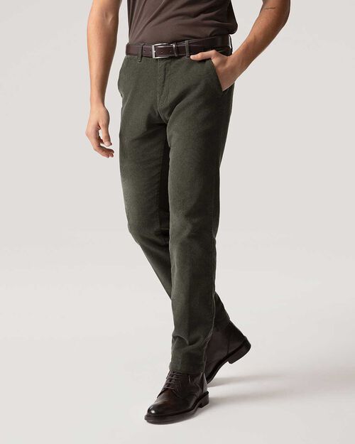 Pantaloni verde militare in velluto a coste, ARMY