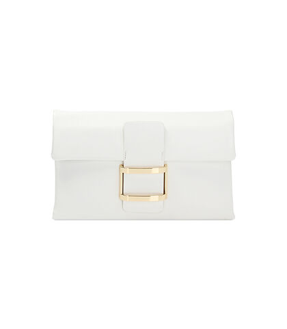Pochette bianca con fibbia, Valerio 1966, 2351T5555EPBIANUNI, 001